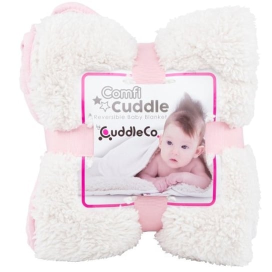 CuddleCo, Comfi-Cuddle, Kocyk dziecięcy, 72,5x105 cm, Różowy CuddleCo