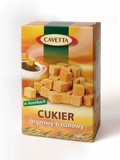 Cukier brązowy trzcinowy w kostkach Cavetta 500 g Inny producent