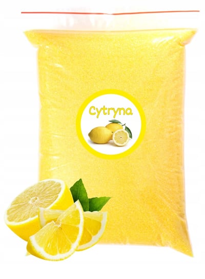 Cukier Do Waty Cukrowej Cytryna 1kg Cytrynowy Żółty Kolorowy Suchy ADMAJ