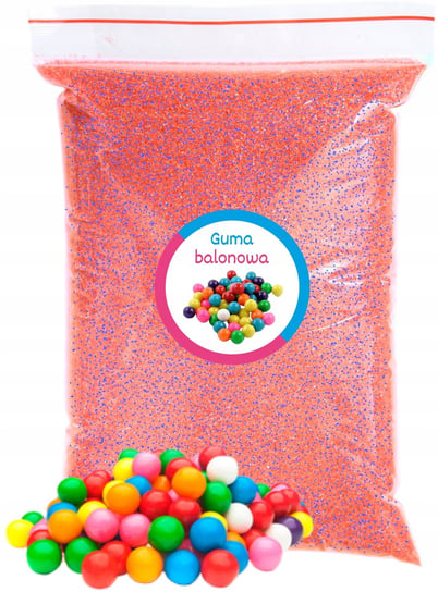 Cukier Do Waty Cukrowej Guma Balonowa 1kg Różowo-Niebieski 2-kolorowy ADMAJ