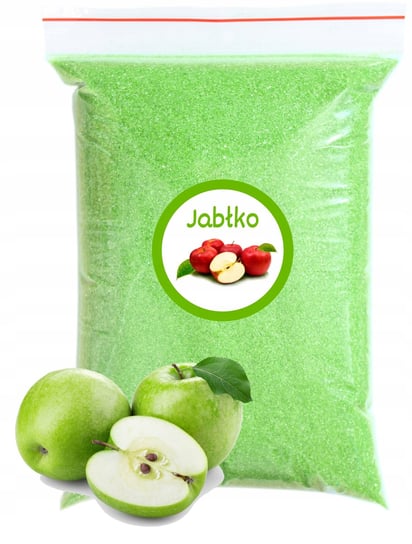 Cukier Do Waty Cukrowej Jabłko 1kg Zielony Jabłkowy Kolorowy Suchy ADMAJ