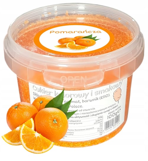 Cukier Do Waty Cukrowej Pomarańcza 100g wiaderko ADMAJ