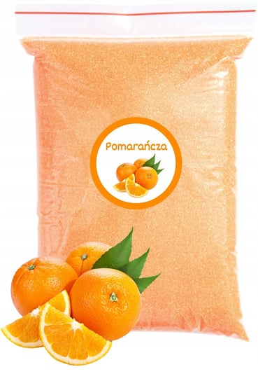 Cukier Do Waty Cukrowej Pomarańcza 1kg Pomarańczowy Kolorowy Smakowy Suchy ADMAJ