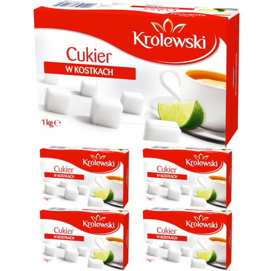 Cukier Królewski, cukier biały kostka, 5 x 1 kg Südzucker