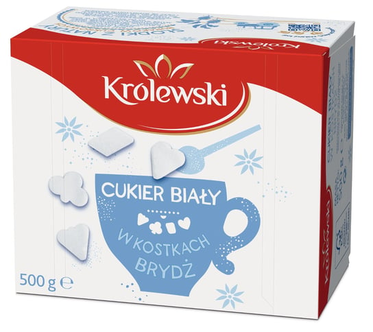 Cukier Królewski, cukier biały kostka brydż, 500 g Südzucker