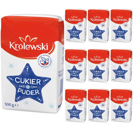 Cukier Królewski, cukier puder, 10 x 500 g Südzucker