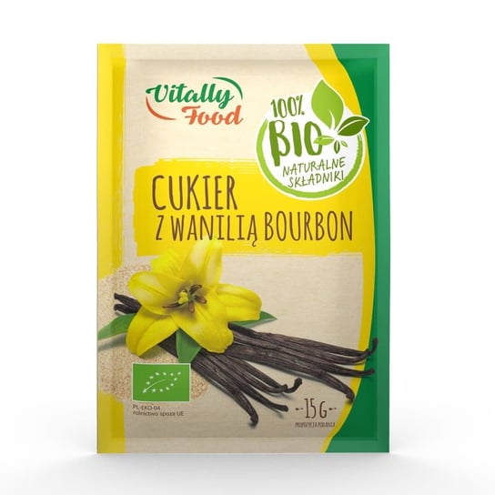 Cukier z Wanilią Bourbon Bio 15 g Wodzisław Vitally Food