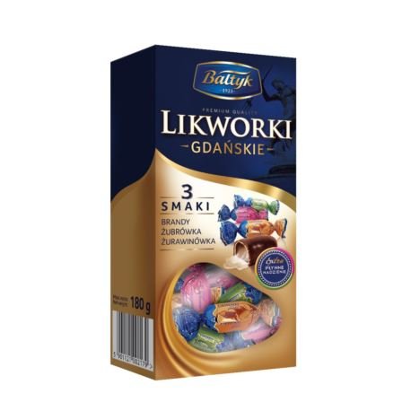 Cukierki Likworki Gdańskie - 180g. Bałtyk