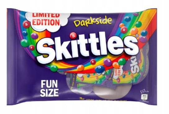 Cukierki Skittles Mini Mix Owocowe Darkside Draże Fun Size 18g x 18szt 324g Skittles