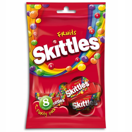 Cukierki Skittles Owocowe Mini Paczki Fruits 26G X 8 Szt Z Usa Inna marka