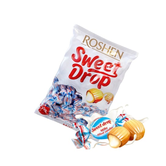 Cukierki Sweet Drop karmelowe o smaku mlecznym "Roshen" luz (90-100g) Inny producent