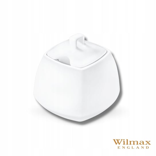 Cukiernica Biała Porcelanowa Kwadratowa Wl-995026/1C Wilmax England