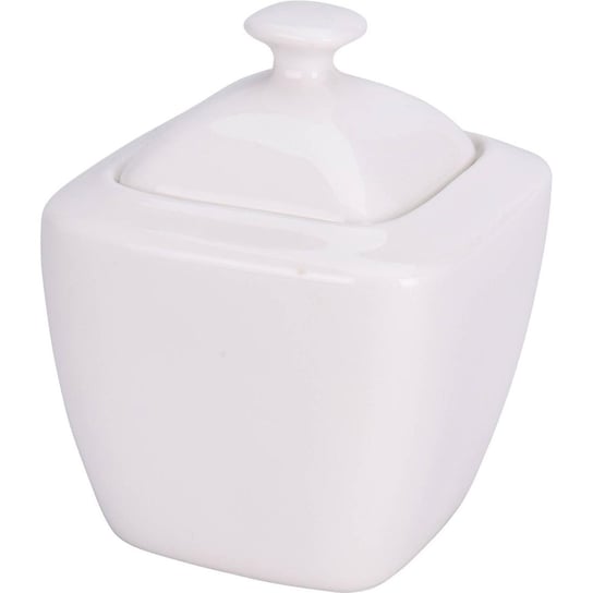 Cukiernica porcelanowa z pokrywką, 320 ml, biała EH Excellent Houseware