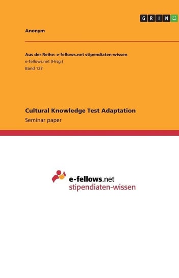 Cultural Knowledge Test Adaptation Anonym
