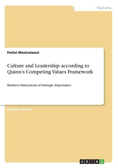 Culture and Leadership according to Quinn's Competing Values Framework Mastroianni Fotini