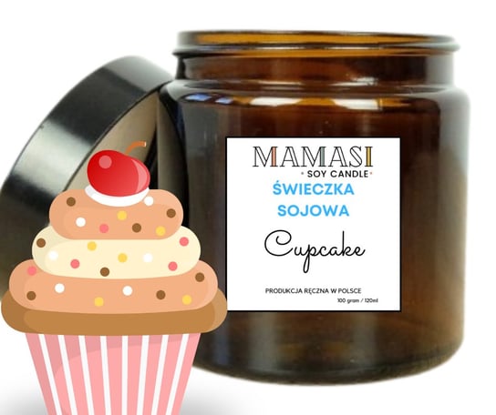 Cupcake 120Ml Świeca , Świeczka Mamasi Candle