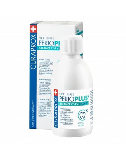 Curaprox Perio Plus+ Balance, płyn do płukania jamy ustnej, 200 ml Curaprox
