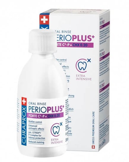 Curaprox Perio Plus+ Forte, płyn do płukania jamy ustnej, 200 ml Curaprox