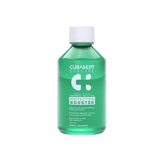 Curasept, Daycare Booster, Płyn do płukania ust Herbal Invasion + CPC, 500 ml Curaprox