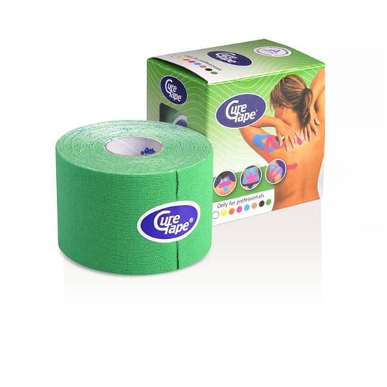 Cure Tape CLASSIC kinesiotaping Zielony 5cm x 5m Cure Tape