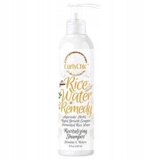 Curly Chic, Rice Water Remedy Revitalizing Shampoo, Szampon do włosów, 239ml Curly Chic