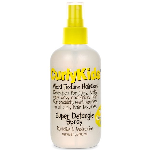 CurlyKids, Super Detangle Spray, Odżywka do włosów, 180ml CurlyKids