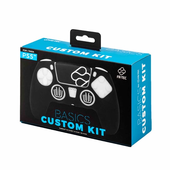Custom Kit Czarny Blask W Ciemności (Silikonowa Pokrywa / Uchwyty / Dotyka) - Ps5 Blade Interactive