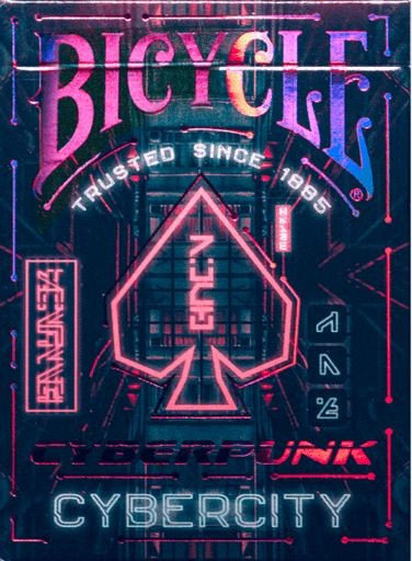 Cyberpunk Cyber City, karty, Bicycle Bicycle