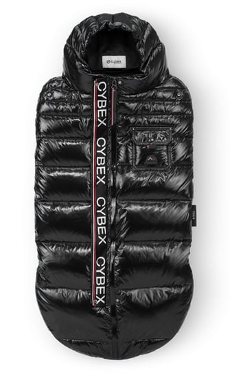 Cybex, Winter Footmuff Platinum - zimowy Śpiworek do wózka, czarny Cybex