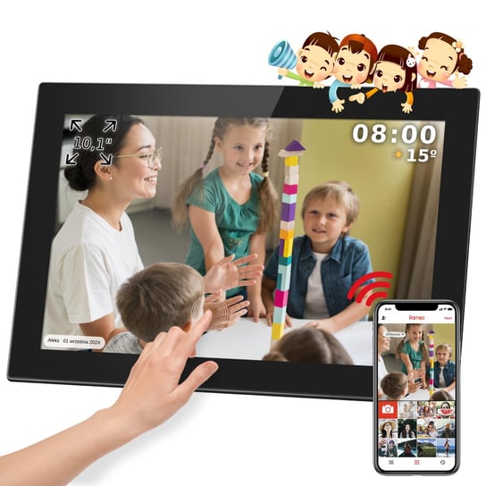 Cyfrowa ramka Kruger&Matz na zdjęcia FRAMEO Wi-Fi 10,1" wysoka jakość panel Krüger&Matz