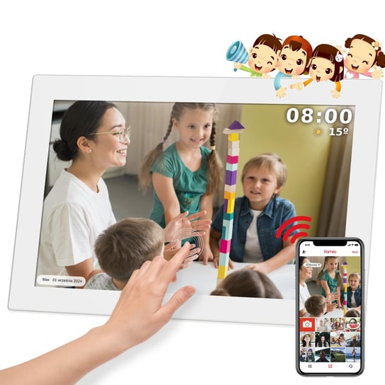 Cyfrowa ramka Kruger&Matz na zdjęcia FRAMEO Wi-Fi 10,1" wysoka jakość panel Krüger&Matz