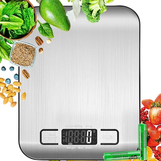 Cyfrowa Waga Kuchenna Elektroniczna 10 Kg Precyzyjna 1G Wyświetlacz Lcd Hikey