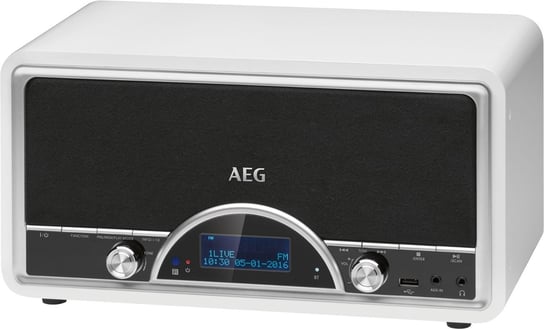 Cyfrowe radio retro z Bluetooth i DAB+ AEG NDR 4378 (białe) AEG