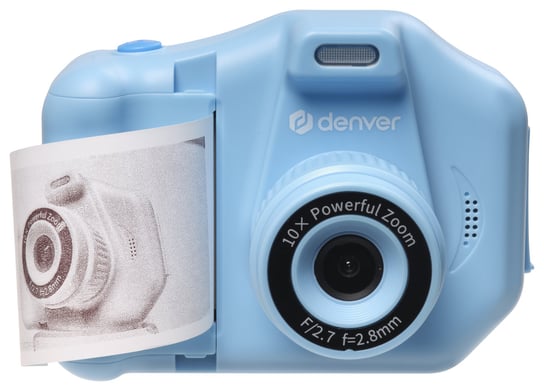 Cyfrowy aparat dla dzieci z funkcją druku termicznego Denver 2.8" LCD 800 mAh niebieski Denver