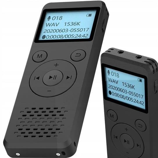 Cyfrowy Dyktafon Szpiegowski Podsłuch Mini Vox 8Gb Z Wyświetlaczem Lcd Q3 LOGIT