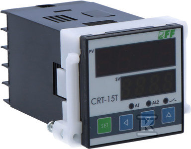 Cyfrowy regulator teperatury CRT-15T z sondą w kmpl. , zakres reg. 0-400° C, I=3A, panelowy F&F