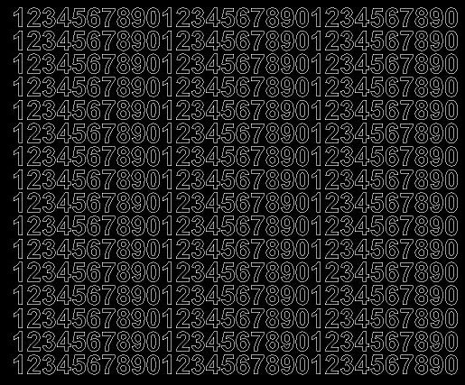 Cyfry samoprzylepne, 1 cm, czarne z połyskiem Drago