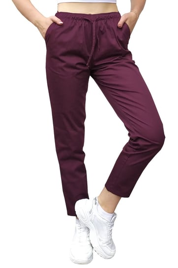 Cygaretki spodnie medyczne damskie ochronne kolor śliwkowy 4XL M&C