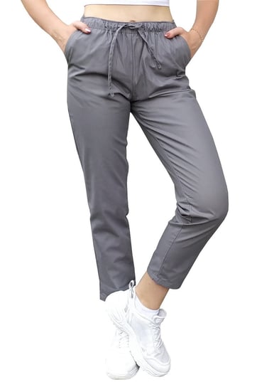 Cygaretki spodnie medyczne damskie ochronne kolor szary S M&C