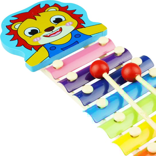 Cymbałki dla dzieci, 8-tonowe, lew, KinderSafe KinderSafe