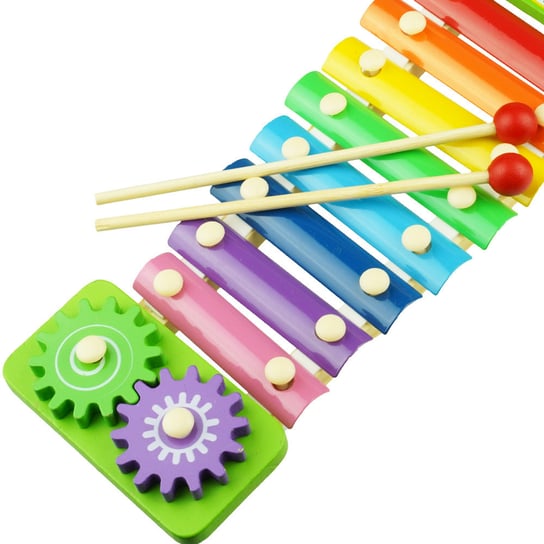 Cymbałki dla dzieci, 8-tonowe, żaba, KinderSafe KinderSafe