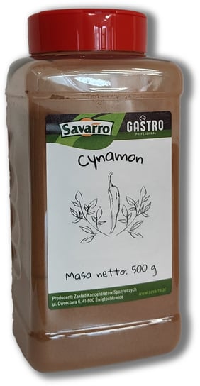 Cynamon mielony Savarro Gastro Professional - słoik 500 g Inna marka