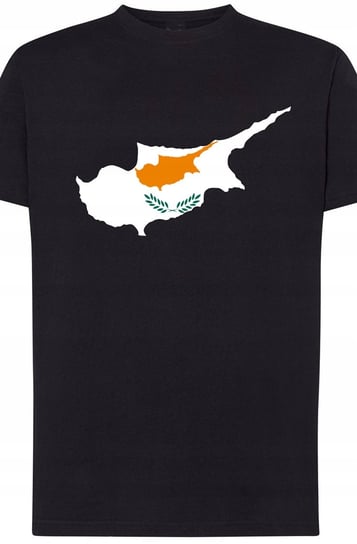 Cypr Flaga Męski T-shirt Modny Nadruk Rozm.S Inna marka