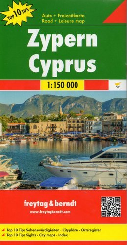 Cypr. Mapa 1:150 000 Freytag & Berndt