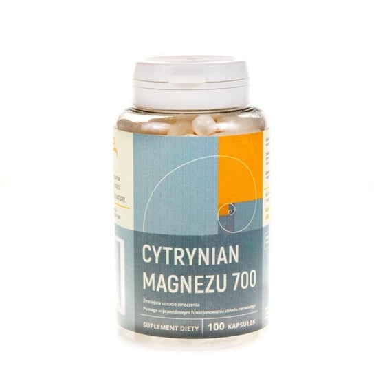 Cytrynian Magnezu 700 mg  Suplement diety, 100 kaps. Nanga Nanga