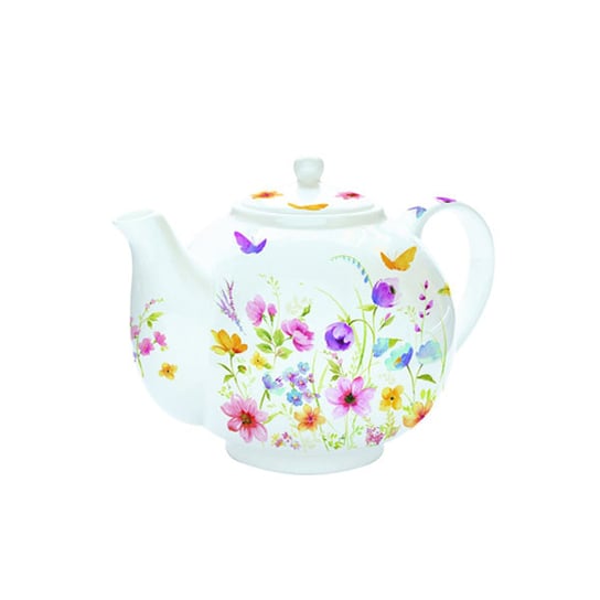 Czajnik do herbaty z zaparzaczem 1 l Nuova R2S Romantic kwiaty polne Nuova R2S