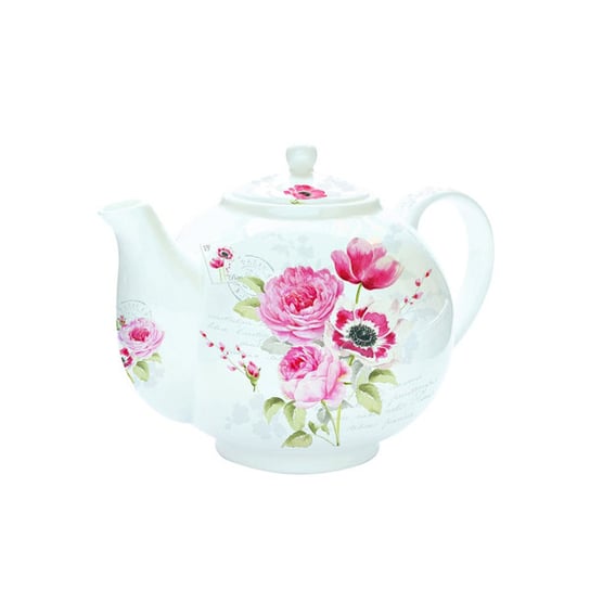 Czajnik do herbaty z zaparzaczem 1 l, Nuova R2S Romantic róże Nuova R2S