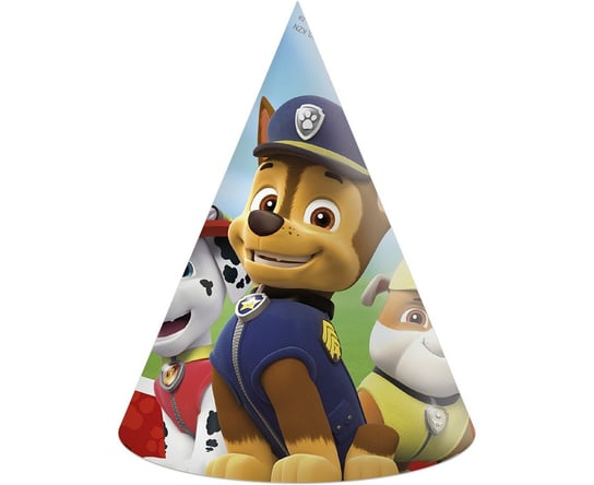 Czapeczki papierowe, Psi Patrol, 6 sztuk Procos