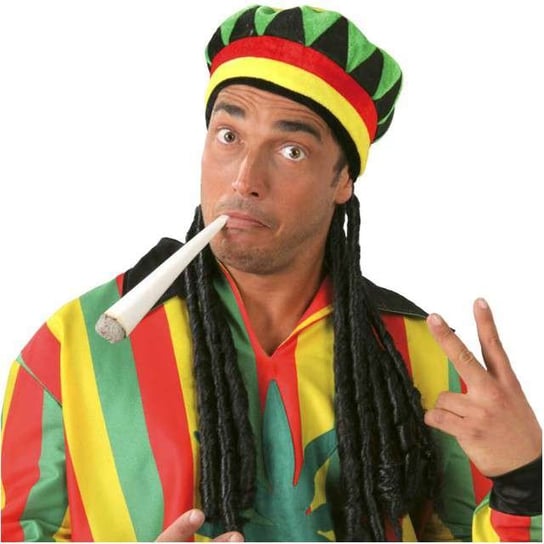 Czapka "Bob Marley z dredami" Guirca