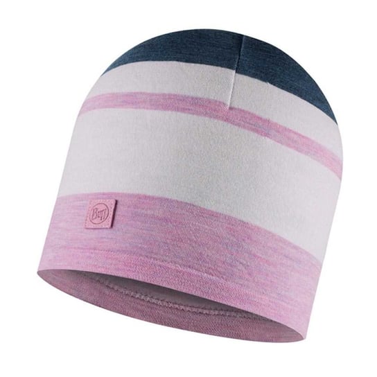 Czapka BUFF® Merino Move Beanie Pansy U Różowo-Biała (130221.601.10.00) Buff